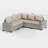 6-Piece All-Weather Outdoor HDPE Rattan Patio Sofa Set with Cushions&Wide Armrests-1941025446
