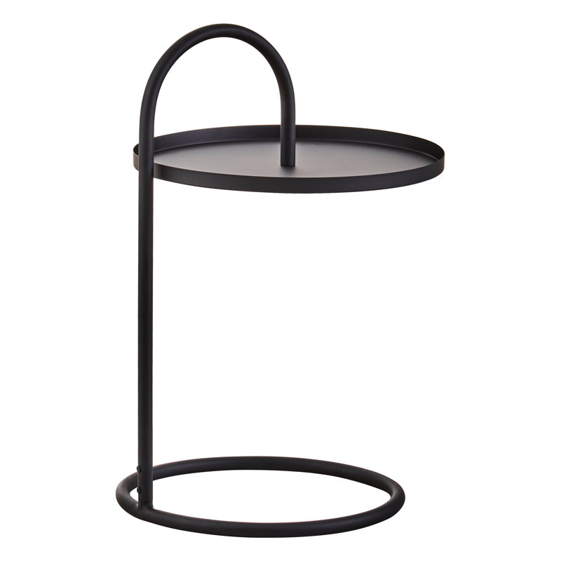 Alexica End Table, Black, Black