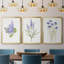 Toile encadrée de qualité lilas botanique - délicat prêt à accrocher-69983088-69983084
