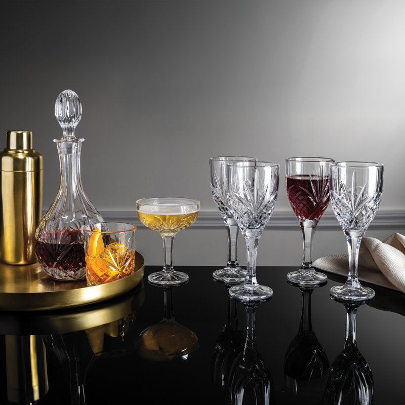 Dublin Crystal Round Wine Decanter 28oz