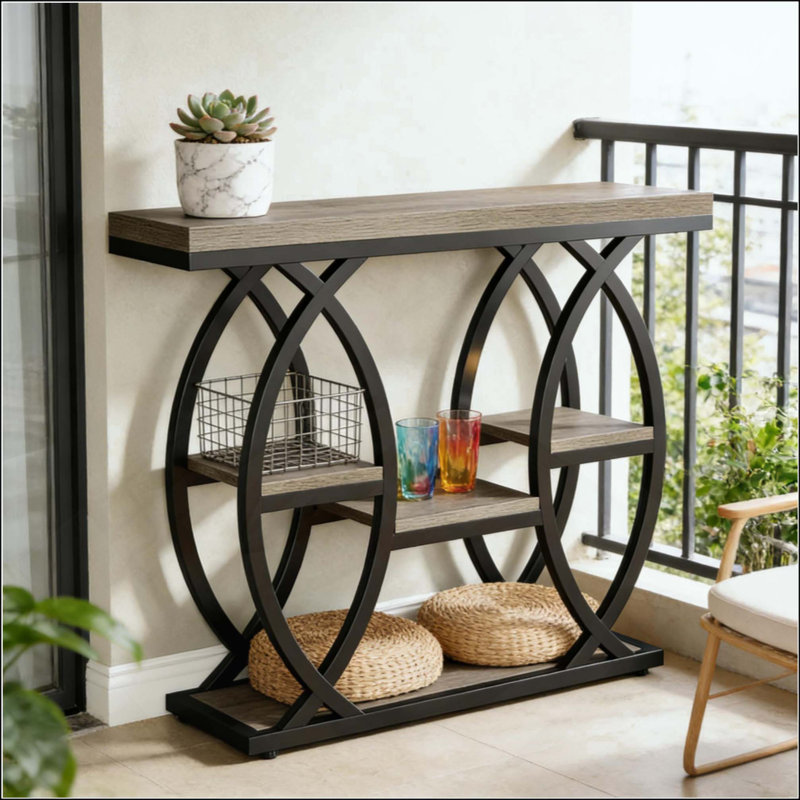 Stable Entryway Table,Console Table,Sofa Table,Side Table, Gray