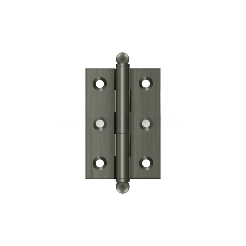 10'' x 10'' Solid Brass Traditional Hinge, Unlacquered Brass, 2.5" H x 2" W
