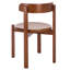 Chaise en bois massif séché au four-1522679708