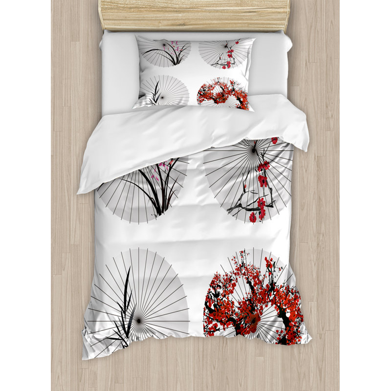 Eclectic Polyester Duvet Cover, Twin