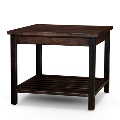 Table à 2 tablettes en eucalyptus
