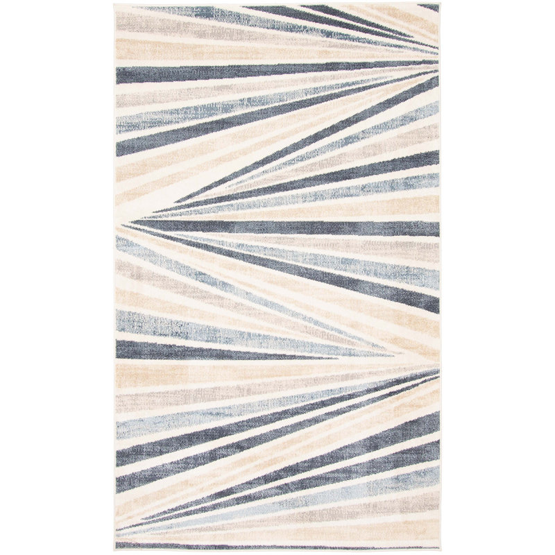 Axel Ivory Rug, Rectangle 5' x 8'