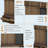 Hallway Hall Tree with Removable Linen Cushioned Entryway Bench, Coat Rack, Storage Shelves, and DIY Pegboard-1688622848