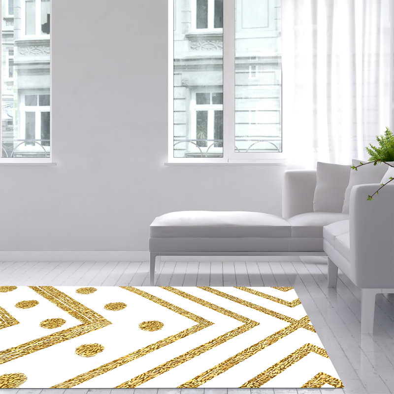 Herblain Abstract Indoor / Outdoor Area Rug, Rectangle 140 x 200cm