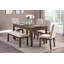 Banc de chenille foncé 1pc