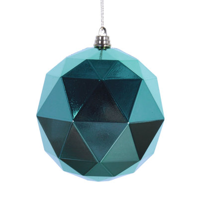 6" Matte Geometric Ball 4 per bag