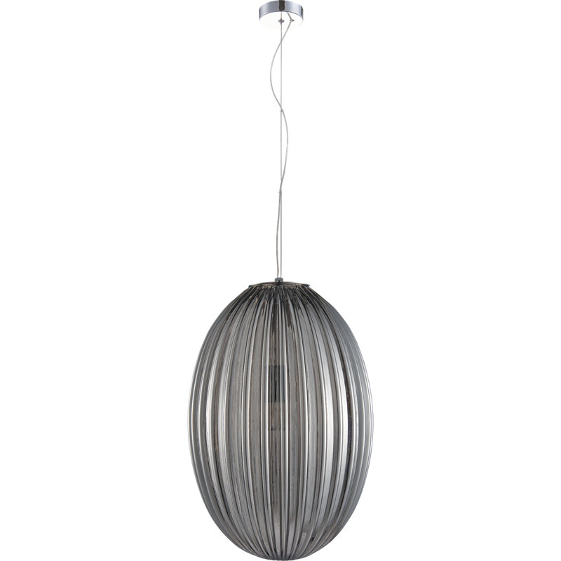 Chemesh 1 - Light Silver Sphere Pendant, Grey/Brown/Blue