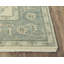 Tapis crème / bleu clair en laine noué à la main Belmont-94523109