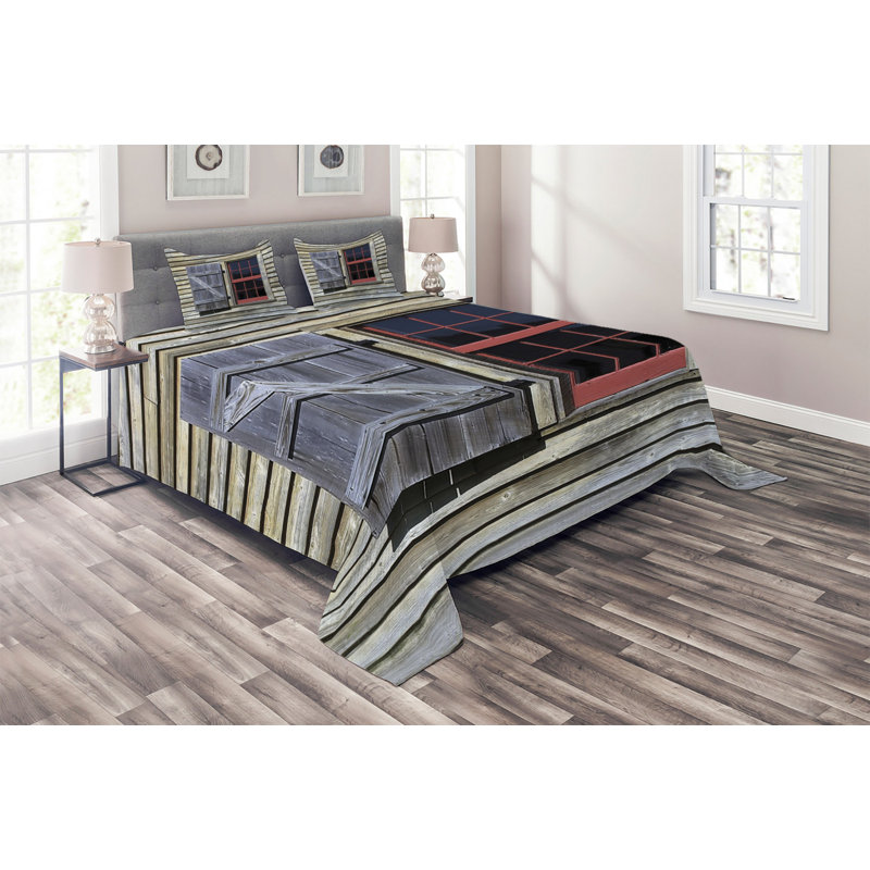 Coverlet, King Bedspread + 2 Shams