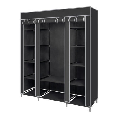 Gelb 150cm Portable Wardrobe