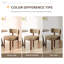 Chaise d'appoint rembourrée en bois massif-1149217609