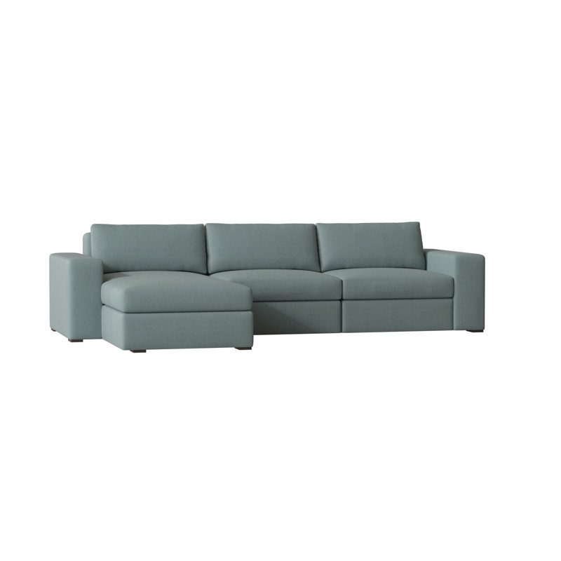 Liam Chaise Sectional, Siena 69, Brown Mahogany, Left Hand Facing