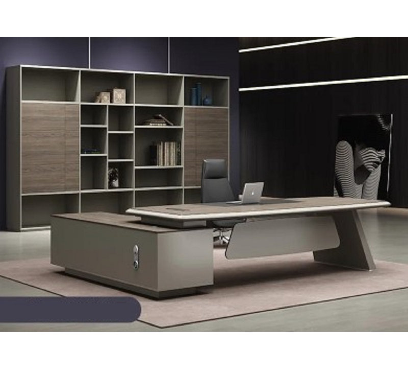 Myrtis L-Shaped Executive Desk, 75cm H x 200cm W x 180cm D