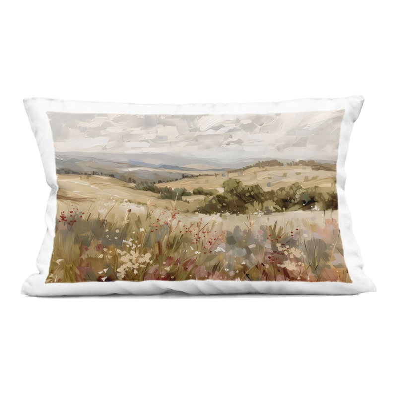 Coussin Golden Hour Hill Landscape, imprimé par LSR Design Studio