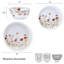 Mikasa Meadow Serenade Dinnerware Set, 12 Piece, Service For 4