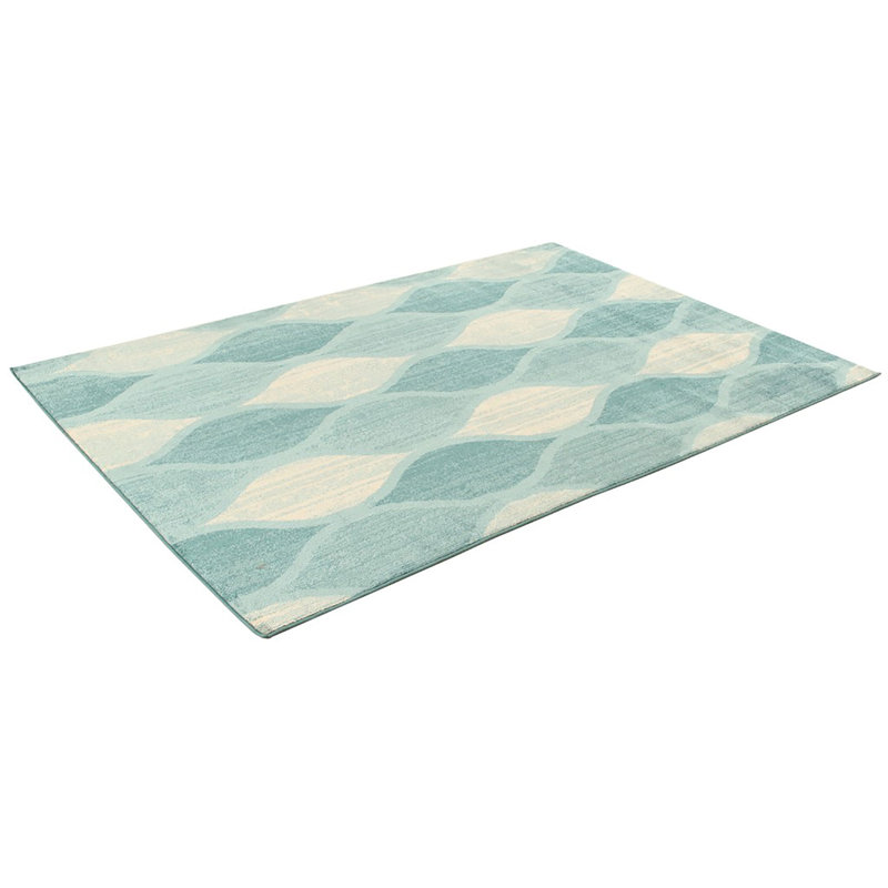 Dunnell Rectangle Geometric Hand Hooked Area Rug, Rectangle 200 x 290cm