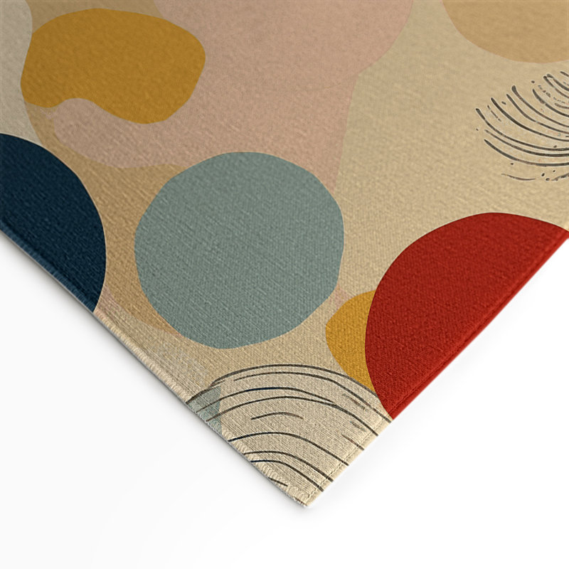 Groovy Beam Indoor And Outdoor Area Rug, Rectangle 1'6" x 2'6"