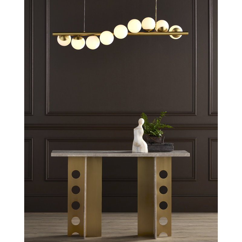 Lustre linéaire moderne Spoutnik 9 lumières Barcarolle