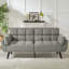 3 Seater Linen Blend Sofa-436866859