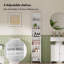 Canal Point Holbrook White Tall Bathroom Cabinet