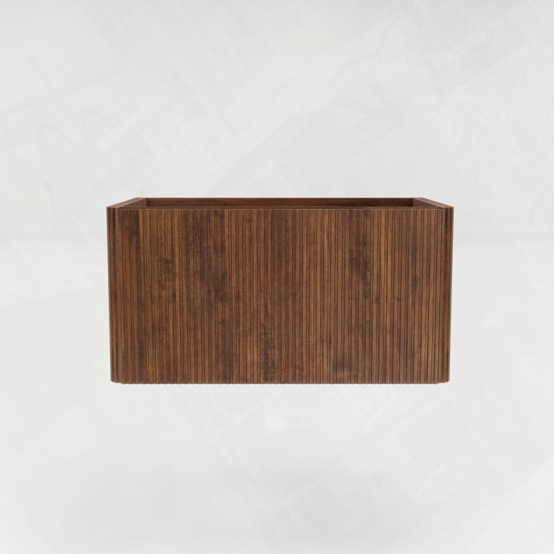 Meuble-lavabo flottant mural avec rangement spacieux pour les essentiels de salle de bain