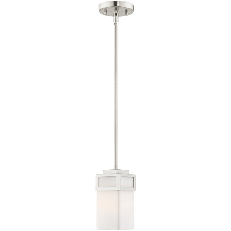 Luminaire suspendu rectangulaire 1 lumière