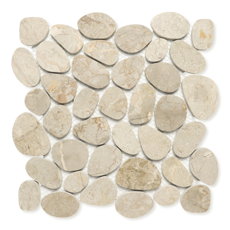 Seadrift 1.25" x 1.25" Beveled Marble Mosaic Tile