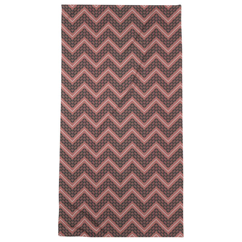 Stephenie Beach Towel, Teal/Pink