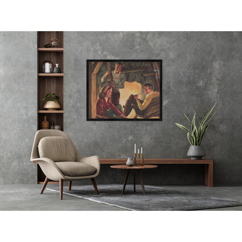 Fireplace Hangout Print