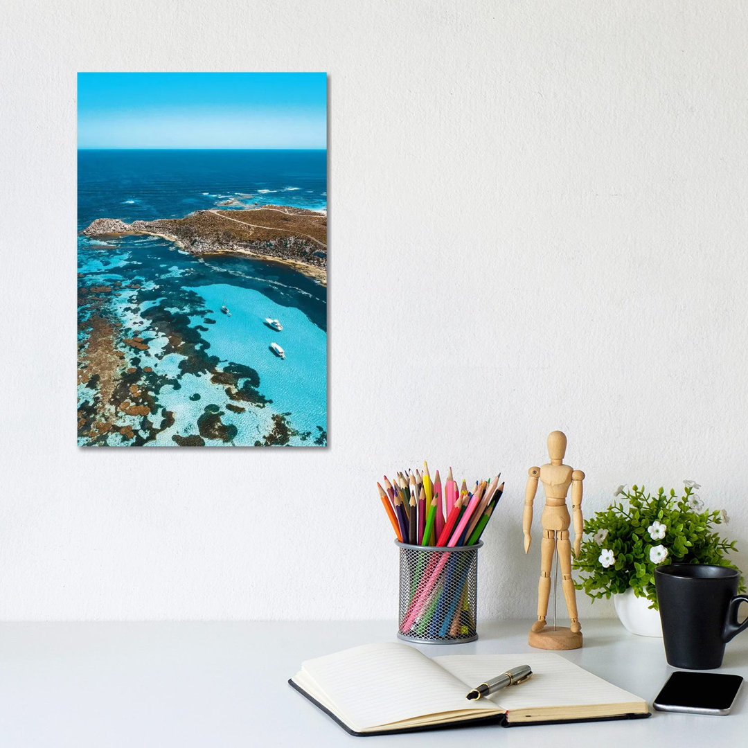 Turquoise Bay Rottnest Island by James Vodicka - Wrapped Canvas Gallery-Wrapped Canvas Giclée