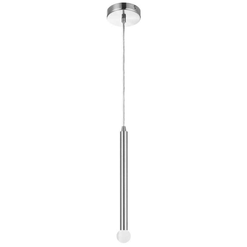 Luminaire suspendu 1 lumière Sanya, Chrome poli