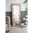 61" X 31" Full Length Mirror With Golden Leaf Accents, Floor Miiror For Living Room Bedroom