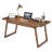 63" Solid Wood Dining Table, Rustic Farmhouse Rectangular Kitchen Table, Natural Brown Wood Table For 4-6