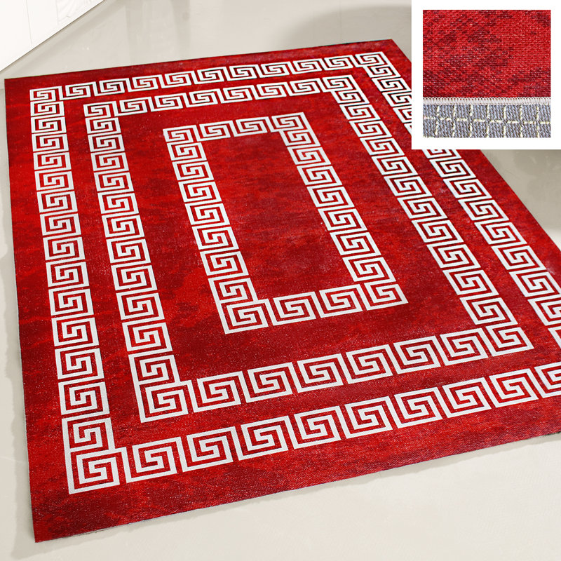 Majestik Geometric Hand Woven Indoor / Outdoor Area Rug, Rectangular 80 x 150cm