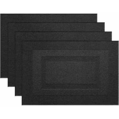 Placemats,Washable Vinyl Woven Table Mats,Elegant Durable Placemats