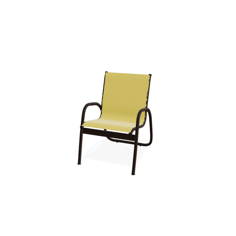 Fauteuil de patio Gardenella, Kona texturé, Jaune 43D