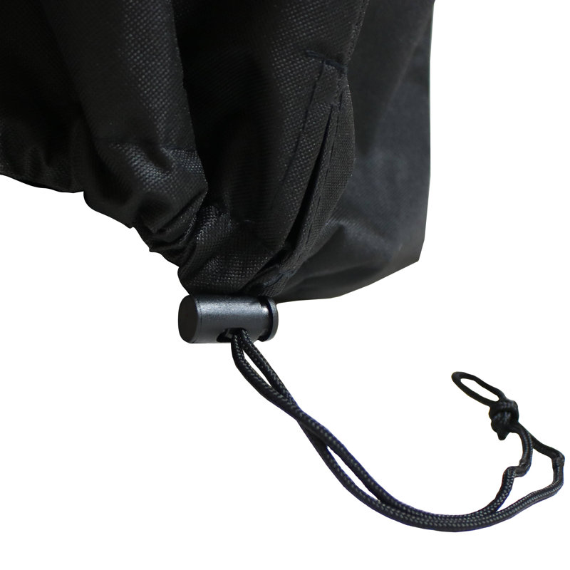 Housse pour support à bûches de bois de chauffage avec support en PVC, 5 pi, noir, H 42 po x l 62 po x P 24 po