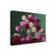 «Peonie In Peacock Vase», reproduction de peinture acrylique sur toile tendue-32713256