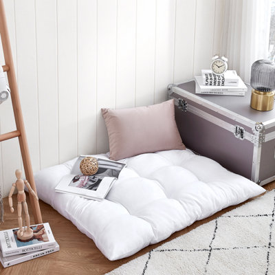 Rainha Square Tufted Oversized Floor Pillow