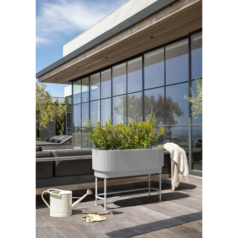 Veradek Demi Series Raised Garden Bed Planter 42" Planter, White