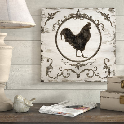 « berkshire coq », reproduction de peinture à l’acrylique sur toile