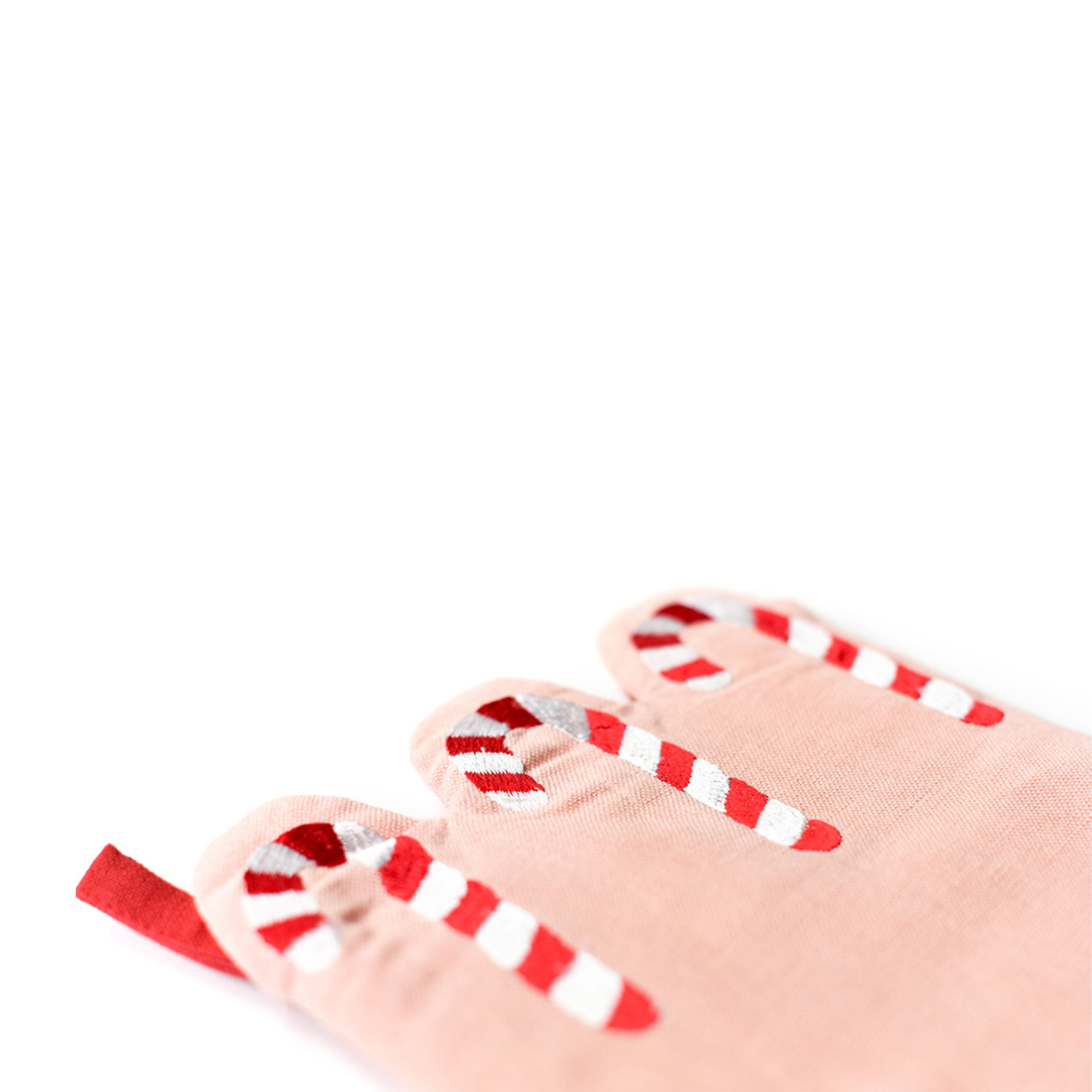 Reversible Candy Cane Scallop Provence Stocking