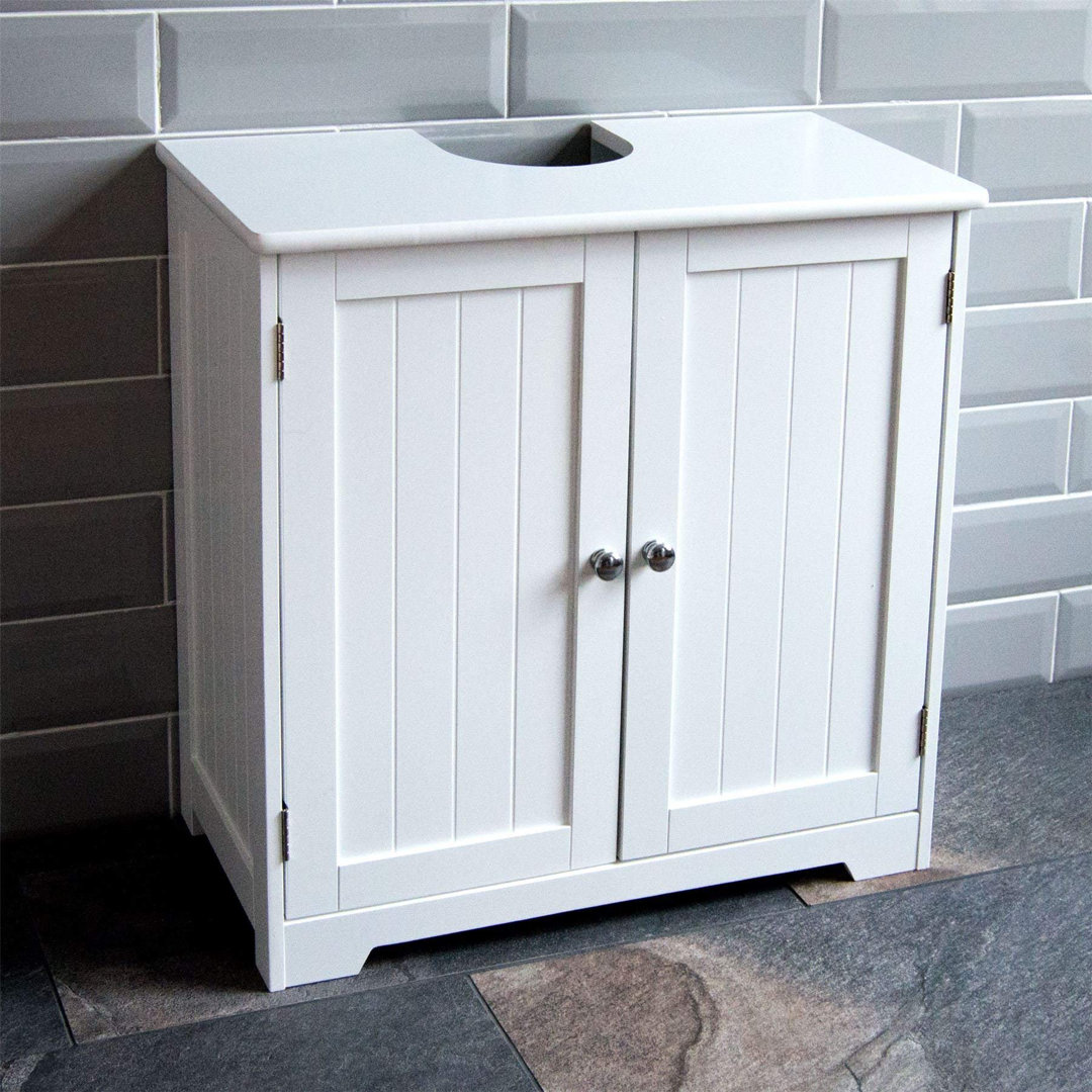 Denieron 60Cm W x 60Cm H x 30Cm D Free-Standing Bathroom Cabinet