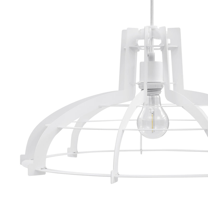 Dunnigan 1 - Light Single Pendant, White