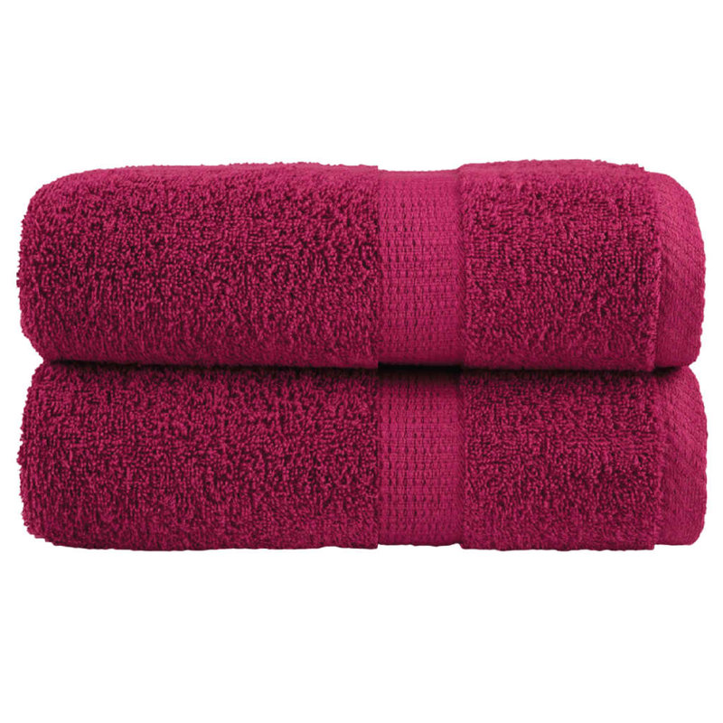 Premium Bath Towels SOLUND 600Gsm, Soap Towels - 2 Pack, 30cm L x 30cm W, Apple