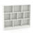 10-Cube Bookshelf Freestanding Storage Organizer With 2 Anti-Tipping Kits-513533046